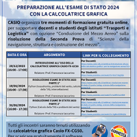 Preparazione all'esame di stato con la calcolatrice grafica